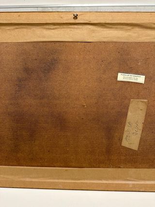 Lámina antigua Puerto de San Sebastián