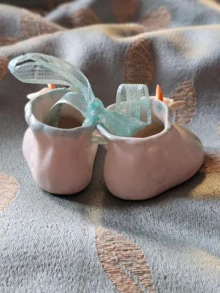 Scarpine Porcellana Capodimonte Vintage