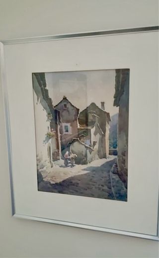 Diferentes cuadros de paisajes.