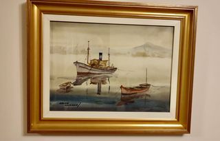 Diferentes cuadros de paisajes.