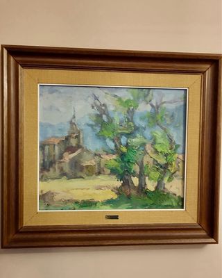 Diferentes cuadros de paisajes.