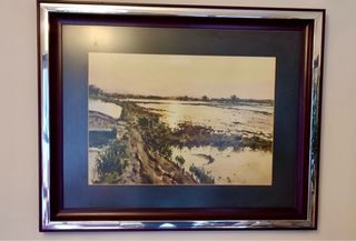 Diferentes cuadros de paisajes.