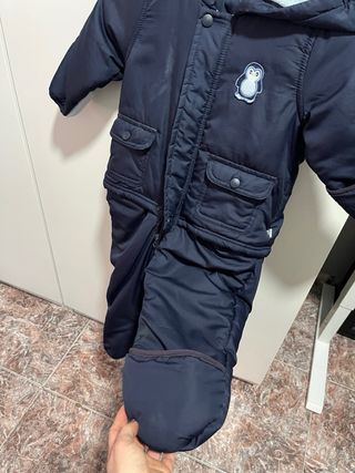 Buzo niño 12/18 meses azul pingüino