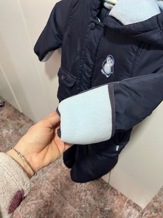 Buzo niño 12/18 meses azul pingüino