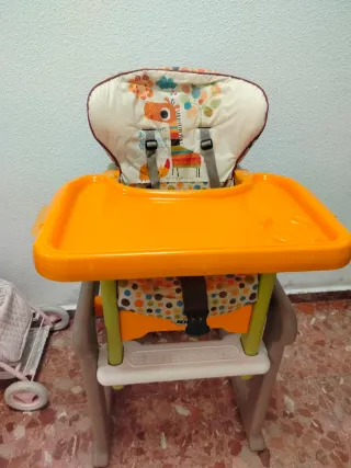 Trona Jane con cojín estampado