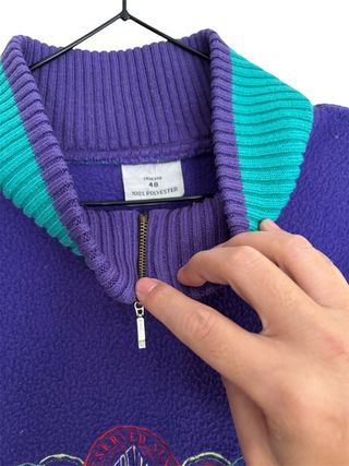 Polar vintage cremallera cuello alto