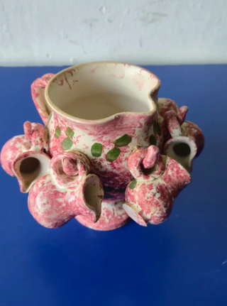 Brocca Vintage in Ceramica con 6 brocche piccole