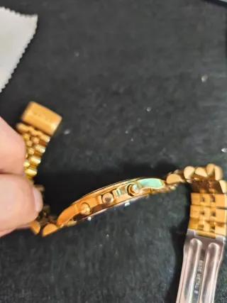 Orologio seiko Cronografo Tachimetro Oro Nero