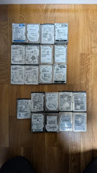Pack 21x HDD 2.5 (320/500/750GB)
