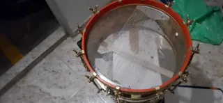 Tambor Caja Metálica Decorada