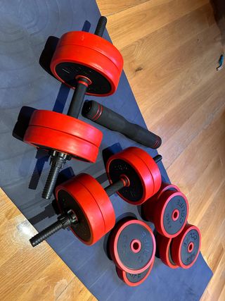 Mancuernas ajustables con discos de 2.5kg