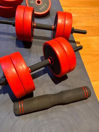 Mancuernas ajustables con discos de 2.5kg