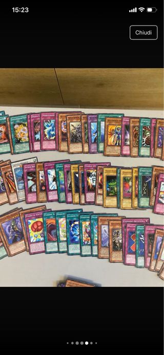 Lotto 100 carte Yu-Gi-Oh! Konami miste