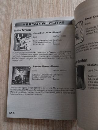 MANUAL PERFECT DARK ESPAÑOL NINTENDO 64