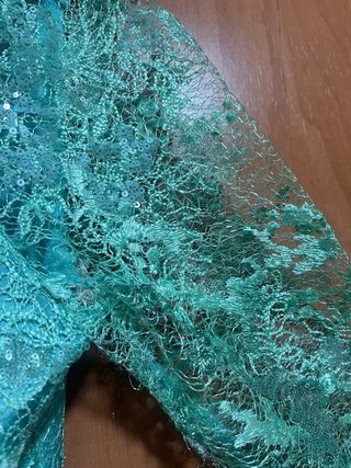 Vestido largo azul turquesa boda