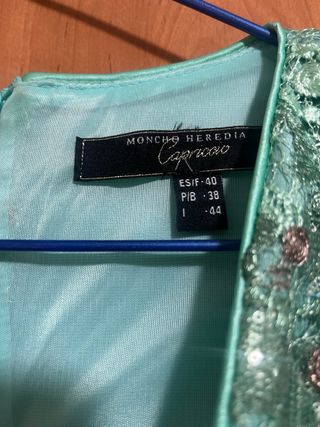 Vestido largo azul turquesa boda