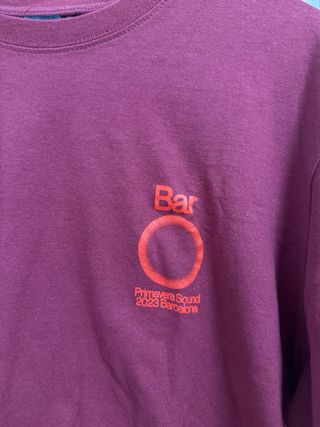 Camiseta Primavera Sound Granate M