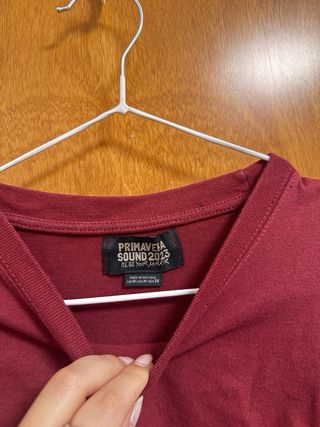 Camiseta Primavera Sound Granate M