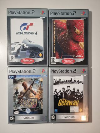 Lote 4 Juegos PS2
