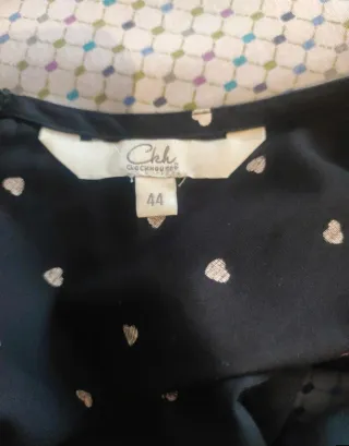 Vestido negro con corazones blancos SOLO ENVIO