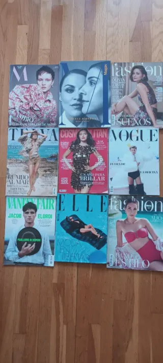 Lote de revistas de moda