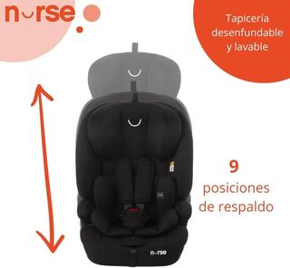 Silla de coche negra Nurse