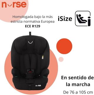 Silla de coche negra Nurse