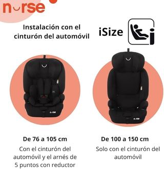 Silla de coche negra Nurse