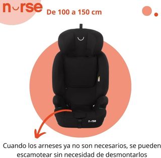 Silla de coche negra Nurse