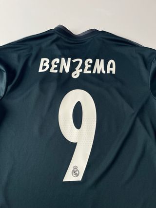 Camiseta Real Madrid Benzema 9 Adidas 2018 2019