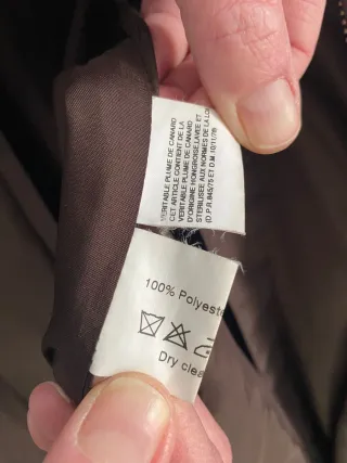 Plumón Largo Mugler Marrón