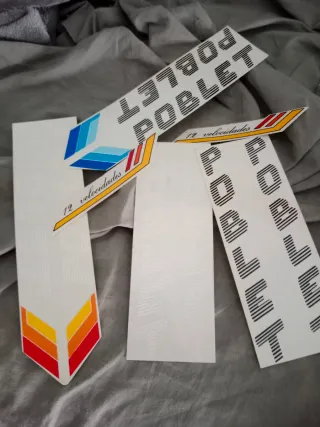 Pegatinas Poblet Vintage Bicicleta