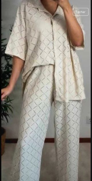 Conjunto de senhora Camel