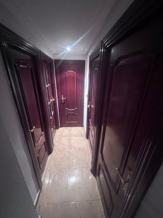 5 Puertas Macizas Madera Oscura