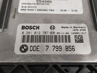 554806 centralita motor uce 0281012707 bmw serie 7