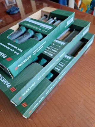 Juego de Limas, Escofinas y Formones, 9 piezas.