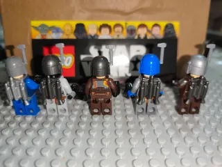 Lotto 5 Minifigure Lego Star Wars Originali