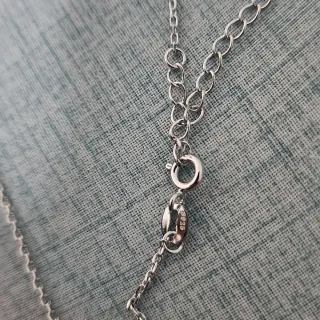 Colgante Plata Moissanita Verde