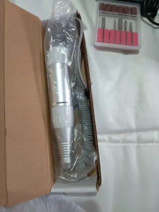 Limadora de uñas eléctrica rosa