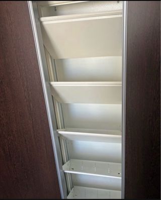 Zapatero metálico blanco 5 baldas