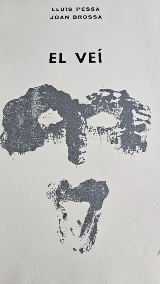 Cartel Lluís Pessa Joan Brossa El Veí