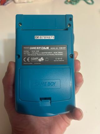 Nintendo Game Boy Color + Pokémon Edición Azul