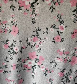 Jersey flores gris y rosa SOLO ENVIO