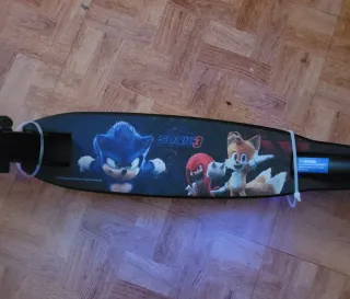 Patinete infantil Sonic 3 con luces