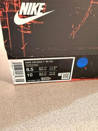 Zapatillas Nike Air Max 1 ‘86 big bubble