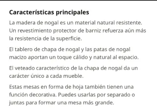 Mesa baja de madera Ikea Stockholm