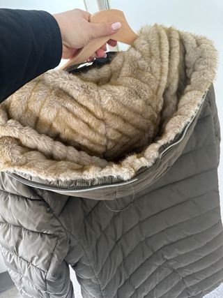 Giubbotto lungo donna con cappuccio