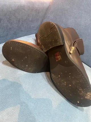 Stivali biker neri con fibbie