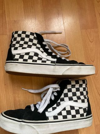 Zapatillas Vans Altas Cuadros