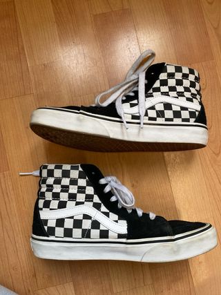 Zapatillas Vans Altas Cuadros